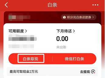 京东白条可以提到卡里吗(京东白条能提到银行卡吗)
